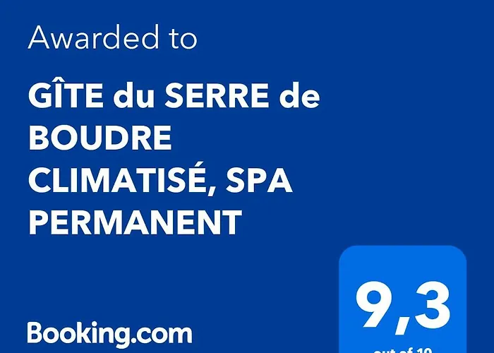 Gite Du Serre De Boudre Climatise, Spa Permanent